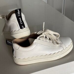 Chloe white Lauren sneaker